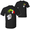Michelob Ultra Grin Hand Green Guy Holding Michelob Ultra Beer Cans 2 Sided Printed Classic Cotton T-Shirts, Hoodie, Sweatshirt