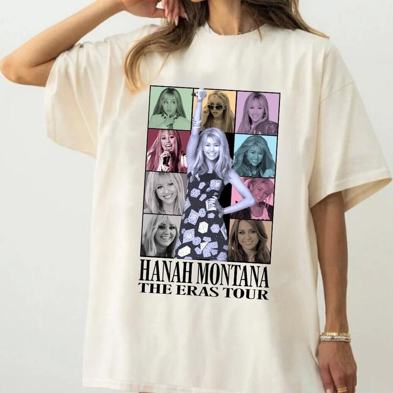 Miley Ci.rus Shirt, Hanah Montana Shirt, Miey Flower Shirt, vintage clothingstyle{n002}2 Hoodie, Sweatshirt | GrindPrints.com