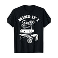 Mind If I Smoke - Funny BBQ Smoker & Grilling T-Shirt  100% Cotton T-Shirt made in usa Hoodie, Sweatshirt | GrindPrints.com