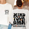 Mind Your Own Motherhood Front Back Shirt Sarcastic Shirt Retro Mom Shirt Mama Shirt Mom T-Shirts, Hoodie, Sweatshirt