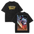 [ Mineral Wash ] Battle Beast Thokk Invincible Universe Washed TShirt 100% Cotton High Quality TeeShirt Mens Cartoon...