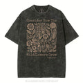 [ Mineral Wash ] Consider How The Wildflowers Grow Christian Washed TShirt Jesus Graphic Washed Style Shirt Hoodie,...