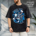 [ Mineral Wash ] Doing Dad Sh!t Tee, Funny Shirt For Dad Always In The Bathroom, Snarky Skeleton Shirt, Step Dad Tee,...