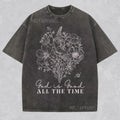 [ Mineral Wash ] God Is Good Shirt Jesus Tshirt Christian Streetwear Faith Tee Religious Washed Gift For Her Bible Verse...