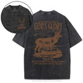 [ Mineral Wash ] God's Glory Christian Washed T-Shrit Jesus Graphic Washed Style Shirt Hoodie, Sweatshirt | GrindPrints.com