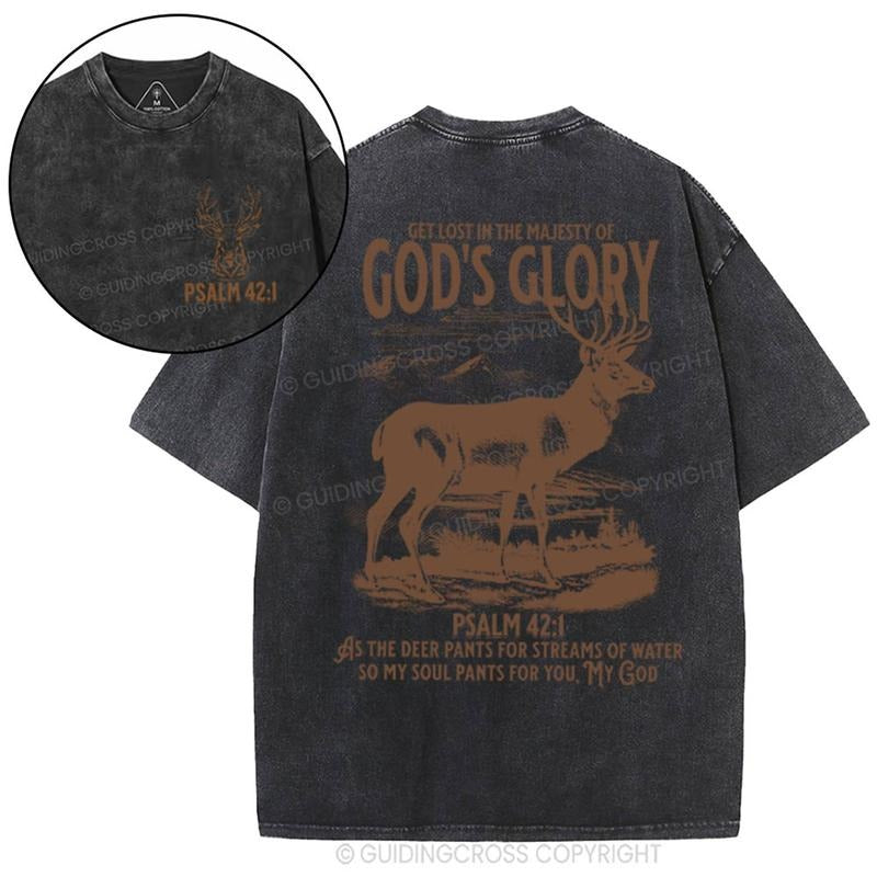 [ Mineral Wash ] God's Glory Christian Washed T-Shrit Jesus Graphic Washed Style Shirt Hoodie, Sweatshirt | GrindPrints.com