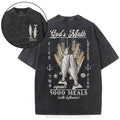 [ Mineral Wash ] God's Math Christian Washed Shirt Jesus Graphic Washed Style Shirt Hoodie, Sweatshirt | GrindPrints.com