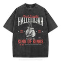 [ Mineral Wash ] Hallelujah Kings Kings Christian Washed Jesus Washed Shirt T-Shirts, Hoodie, Sweatshirt
