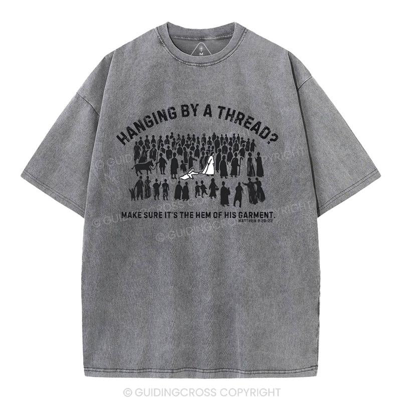 [ Mineral Wash ] Hanging Thread Christian Washed Shirt Jesus Washed Shirt T-Shirts, Hoodie, Sweatshirt