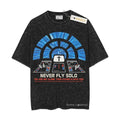 [ Mineral Wash ] Jesus Christian Shirt Never Fly Solo, Bible, Faith, Religious, Christian Washed Oversized Shirt Hoodie,...