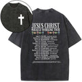[ Mineral Wash ] Jesus Chrsit Miracle Working Tour Christian Washed Shirt Jesus Graphic Washed Style Shirt Hoodie, Sweatshirt
