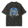 [ Mineral Wash ] Jesus Is King Christian Washed Shirt Jesus Washed Shirt T-Shirts, Hoodie, Sweatshirt