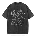 [ Mineral Wash ] Jesus Love You Christian Washed Shirt Jesus Graphic Washed Style Shirt Hoodie, Sweatshirt | GrindPrints.com