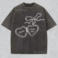 [ Mineral Wash ] Jesus Loves You Shirt Modest Christian Tee Coquette Crewneck Bible Verse Tshirt Faith Streetwear...