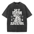[ Mineral Wash ] No Weapon Formed Against Me Shall Prosper Isaiah 54:17 Christian Washed Jesus Washed T-Shirts, Hoodie, Sweatshirt