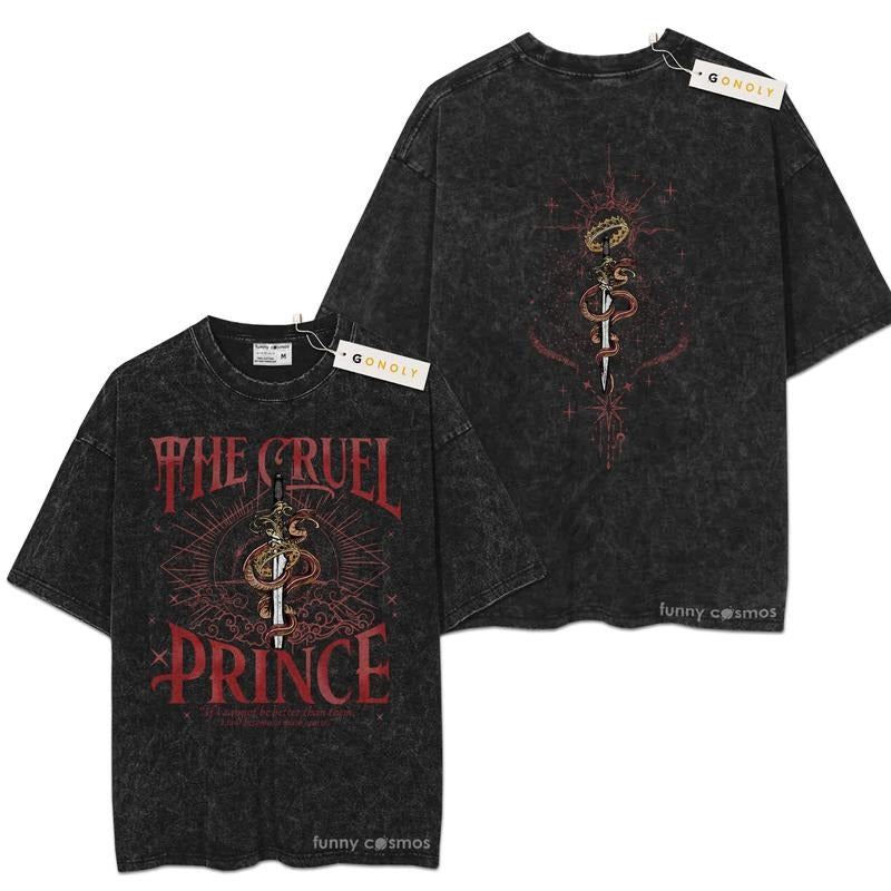 [ Mineral Wash ] Folk Air Cruel Prince Book Bookish Washed Shirt T-Shirts, Hoodie, Sweatshirt