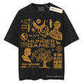 [ Mineral Wash ] The Hunger Games Doodle Art Gold For Fans Lover Book, Bookish, Graphic Washed Style Shirt Hoodie, Sweatshirt