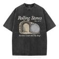 [Mineral Wash Shirt] No Grave Could Hold My King Christian Washed Shirt Jesus Graphic Style Shirt Casual Crewneck Hoodie,...