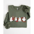 Mini Halloween Ghosts, Cute, Floral, Flowers, Autumn, Fall Sweatshirt T-Shirts, Hoodie | GrindPrints.com