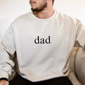Minimal Dad Gemma Crewneck Sweatshirt, New Dad Sweatshirt Cotton Menswear T-Shirts, Hoodie | GrindPrints.com