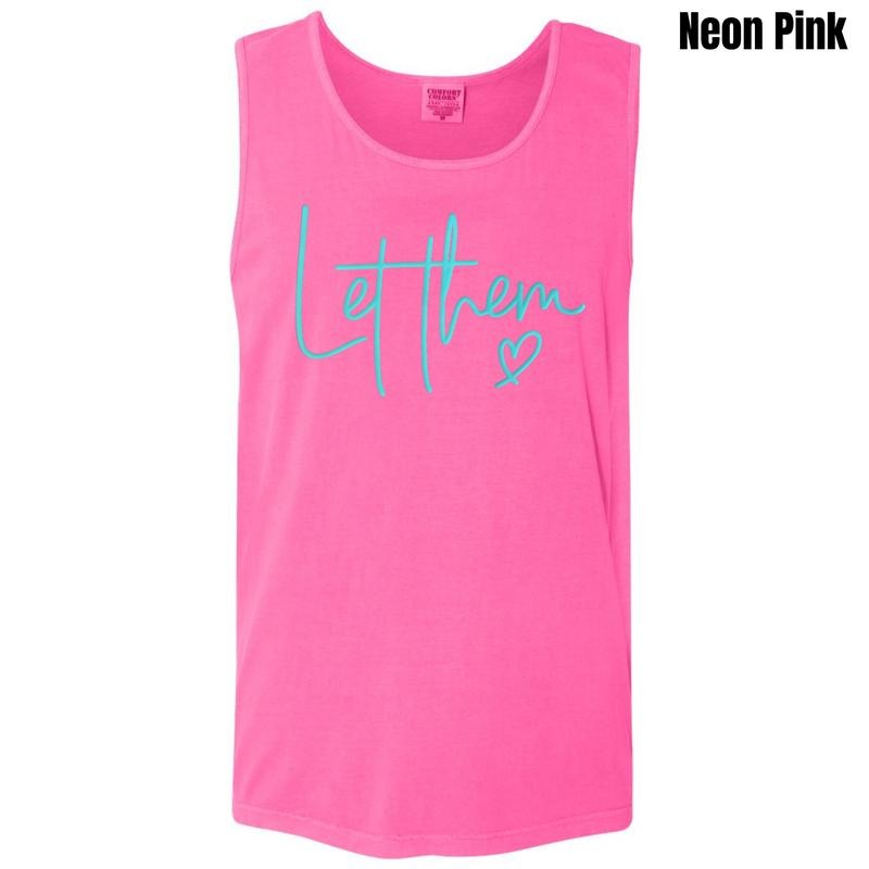 Mint Let Them PUFF Comfort Colors Tank Top T-Shirts, Hoodie, Sweatshirt | GrindPrints.com