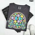 Mint Peace Face Comfort Colors T-Shirt 'NLB Hoodie, Sweatshirt | GrindPrints.com