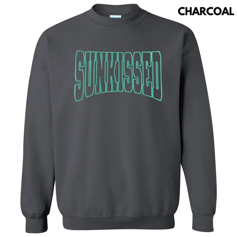 Mint Sunkissed Puff Sweatshirt T-Shirts, Hoodie | GrindPrints.com