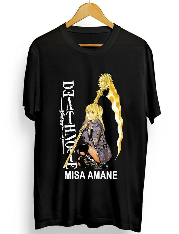 Misa Amane shirt Dea Note L New shirt,2022 Graphic Anime Size S to 3XL Hoodie, Sweatshirt | GrindPrints.com