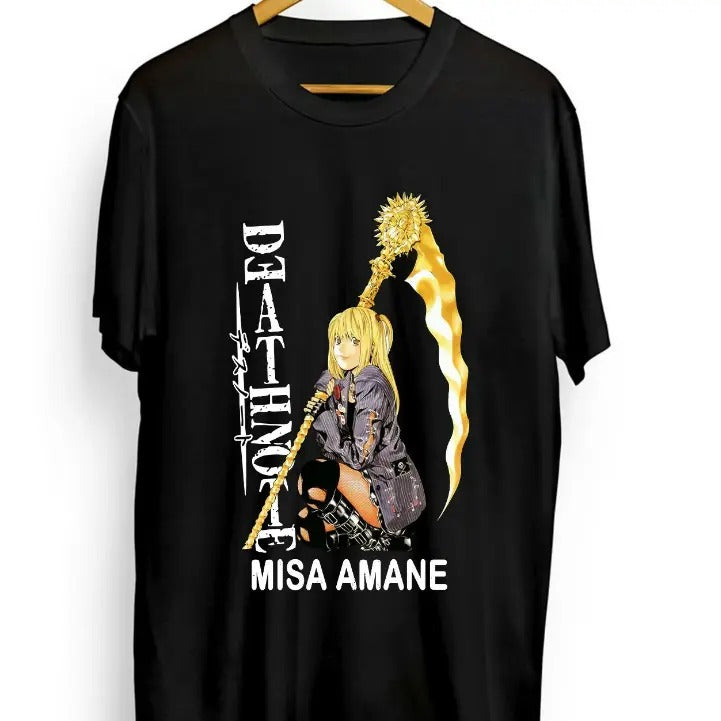 Misa Amane shirt Death Note L New shirt,2022 Graphic Anime Size S to 3XL Hoodie, Sweatshirt | GrindPrints.com