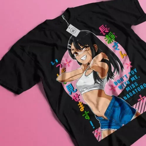 Miss Nagatoro T-Shirt Don't Toy With Me Kawaii Hentai Anime Girl Shirt All Size Hoodie, Sweatshirt | GrindPrints.com