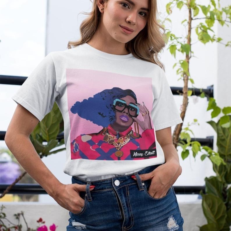 Missy Elliott Tee For Festival Unisex Shirt For Music Lover Tshirt Hoodie, Sweatshirt | GrindPrints.com