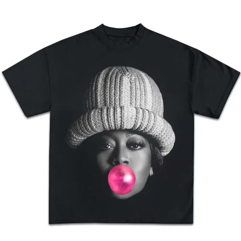Missy Pink Bubble Gum Tour 2024, Missy Elliot Fan Tees Classic Cotton Hoodie, Sweatshirt | GrindPrints.com