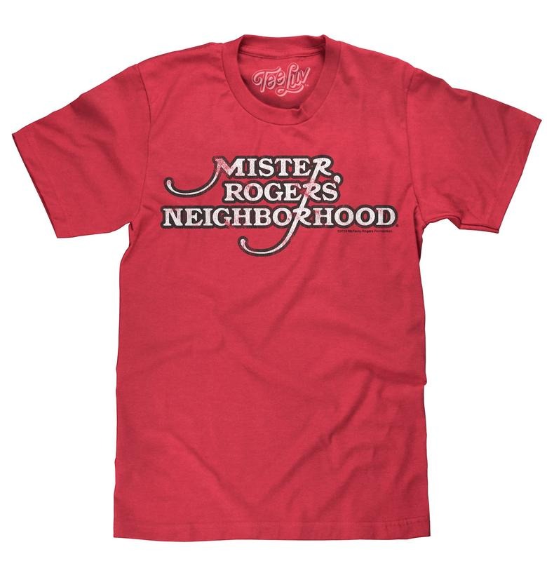 Mister Rogers' Neighborhood T-Shirt - Red graphic tee Hoodie, Sweatshirt | GrindPrints.com