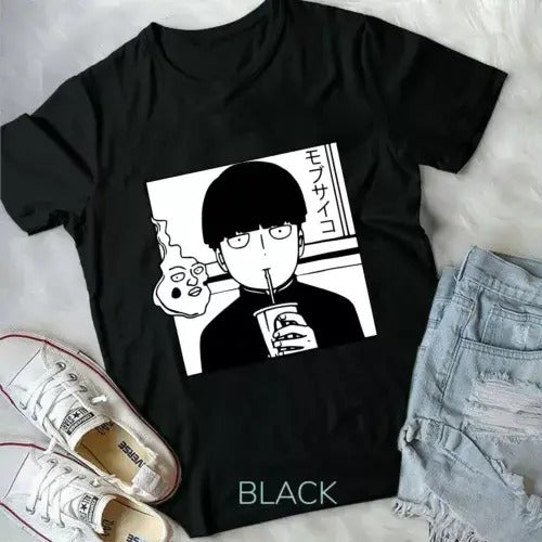 Mob Psycho 100 new Unisex T-Shirt,Shigeo Kageyama T-Shirt,Dimple and Mob,Anime Hoodie, Sweatshirt | GrindPrints.com