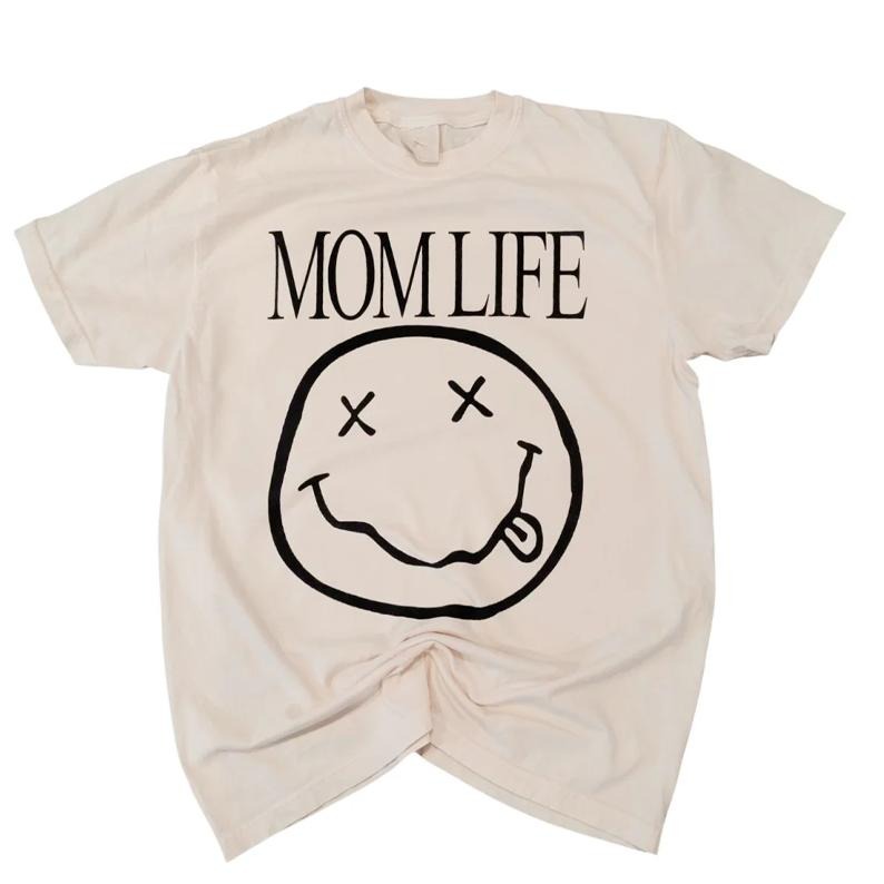 Mom Life Tee, unisex shirt, mama, mother's day, gift for her for mom, motherhood, crewneck womenswear menswear cotton...