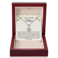 Mom Message Card Necklace For Mom Birthday Gift, Mom Christmas Gift Box From Daughter, Meaningful Mom Gift Ideas Necklace...