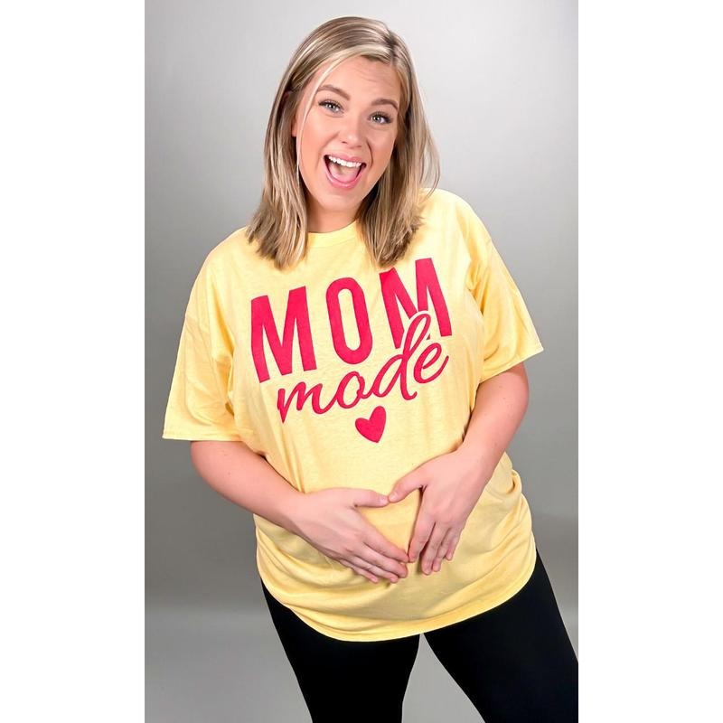 Mom Mode Graphic T-Shirt Hoodie, Sweatshirt | GrindPrints.com