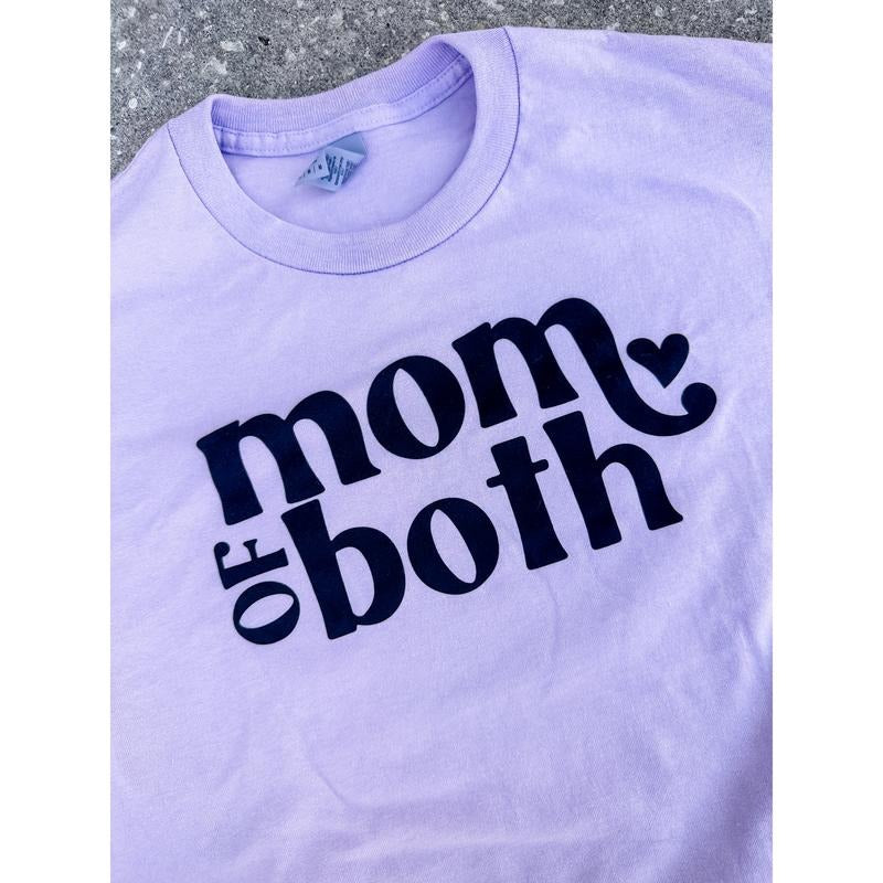 Mom Of Both Graphic Tee Hoodie, Sweatshirt | GrindPrints.com
