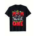 Mom Of The Sweet One Dabbing Valentines Shirt Strawberry T-Shirt, 100% cotton, Holiday Gift, In-store explosion, A lot of...