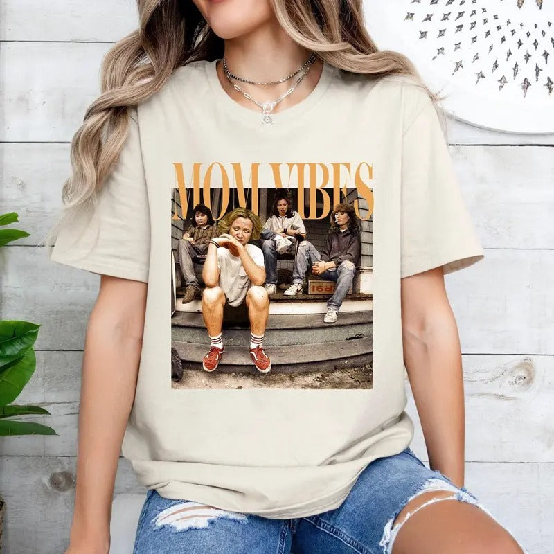Mom Vibes Thug Life T-Shirt, Graphic T-Shirt Hoodie, Sweatshirt | GrindPrints.com