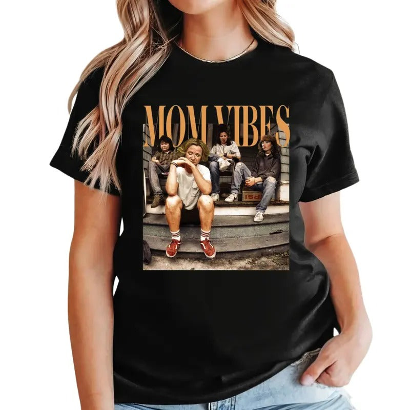 Mom Vibes Thug Life Vintage Graphic Shirt, 90s Mom Vibes T-Shirt, Mother's Day Gift, 80s TV Sitcom Mama Gift Sweater, Mom...
