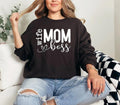 Mom Wife Boss Crewneck Sweatshirt, Mom T-shirt, Mom Vibes Shirts, Mothers Days shirt, Gift Mother days Fit Womenswear Hoodie