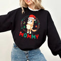 Mommy Blueys Christmas Sweatshirt, Family Matching Holiday Shirts, Dad and Mum Blueys Designs, Merry Blueys Sweatshirt,...