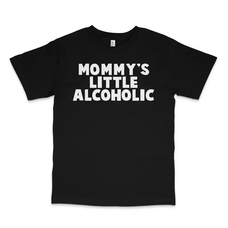 Mommy's Little Alcoholic Custom Printed T-Shirt Hoodie, Sweatshirt | GrindPrints.com