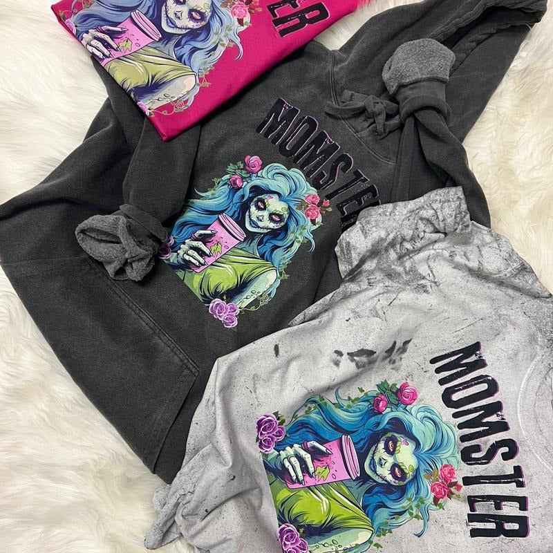 Momster coffee shirt Hoodie, Sweatshirt | GrindPrints.com