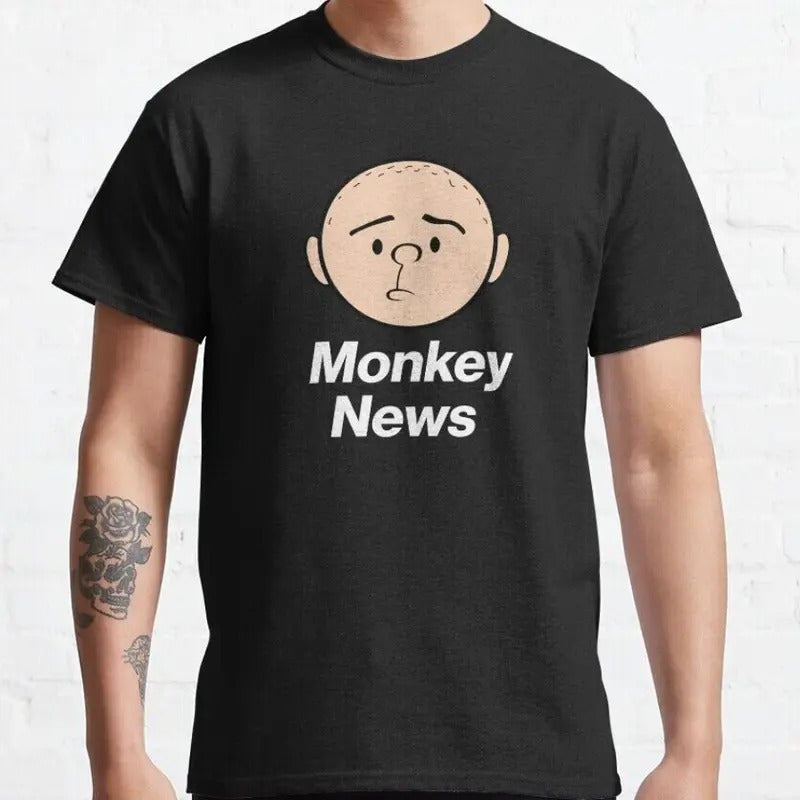 Monkey News Classic Retro Vintage T-Shirt S-3XL Hoodie, Sweatshirt | GrindPrints.com