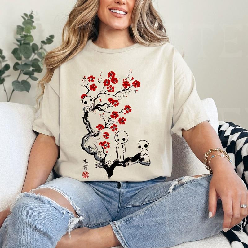 Mononoke Hime Ghibli Comfort Cotton T-Shirts, Hoodie, Sweatshirt
