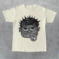 Monster Grey Black Cropped Crewneck T Shirt, Unisex Cotton Graphic Shirts Hoodie, Sweatshirt | GrindPrints.com