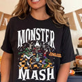 Monster Mash Shirt, Retro Halloween Sweatshirt, Funny Halloween Shirt Horror Movie Shirt, Sarcastic Graphic Tee, Unisex...