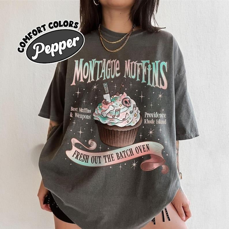 Montague Muffins Leather Lark Comfort Colors Shirt Butcher Blackbird Book Fan Book Lover T-Shirts, Hoodie, Sweatshirt